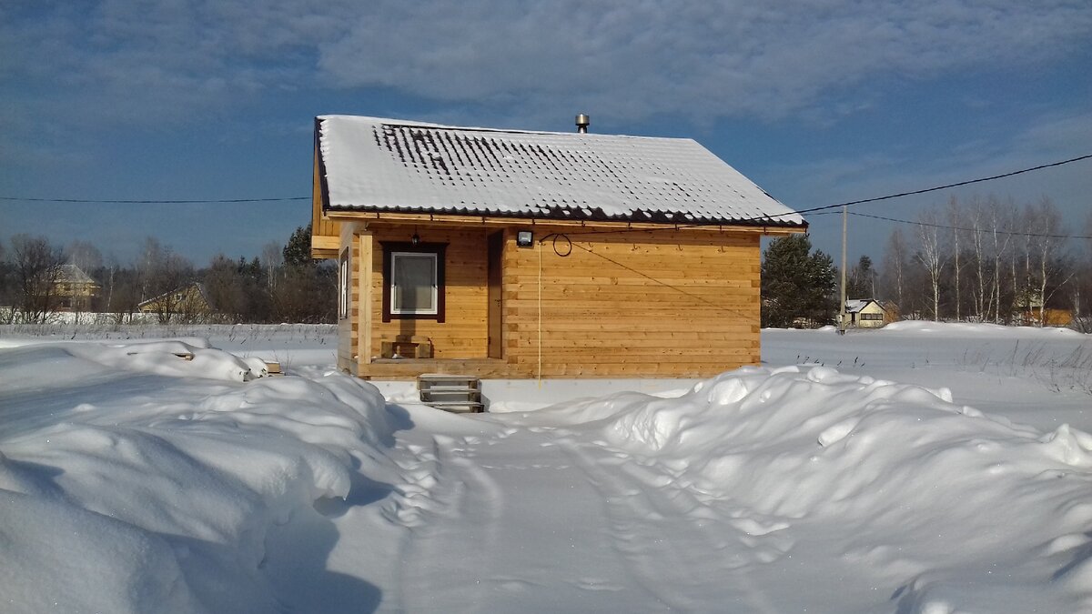 Перестройка бани под гостевой дом