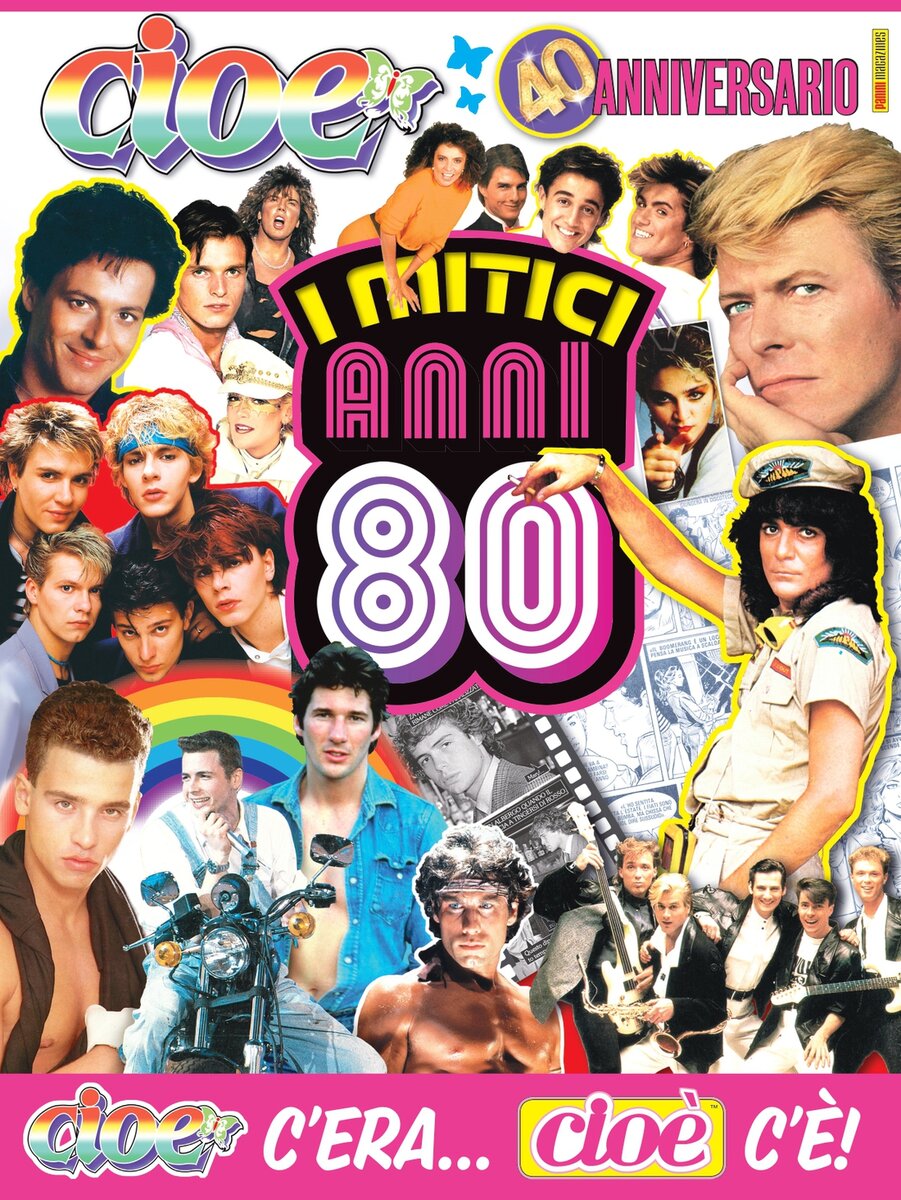 Одна из обложек Cioè. (Источник: https://www.ansa.it/canale_lifestyle/notizie/tempo_libero/2020/10/20/cioe-40-anni-della-rivista-pop-che-segno-gli-anni-80_fb3f417a-7cc5-4c8b-b2f5-47abb1dd15bd.html)