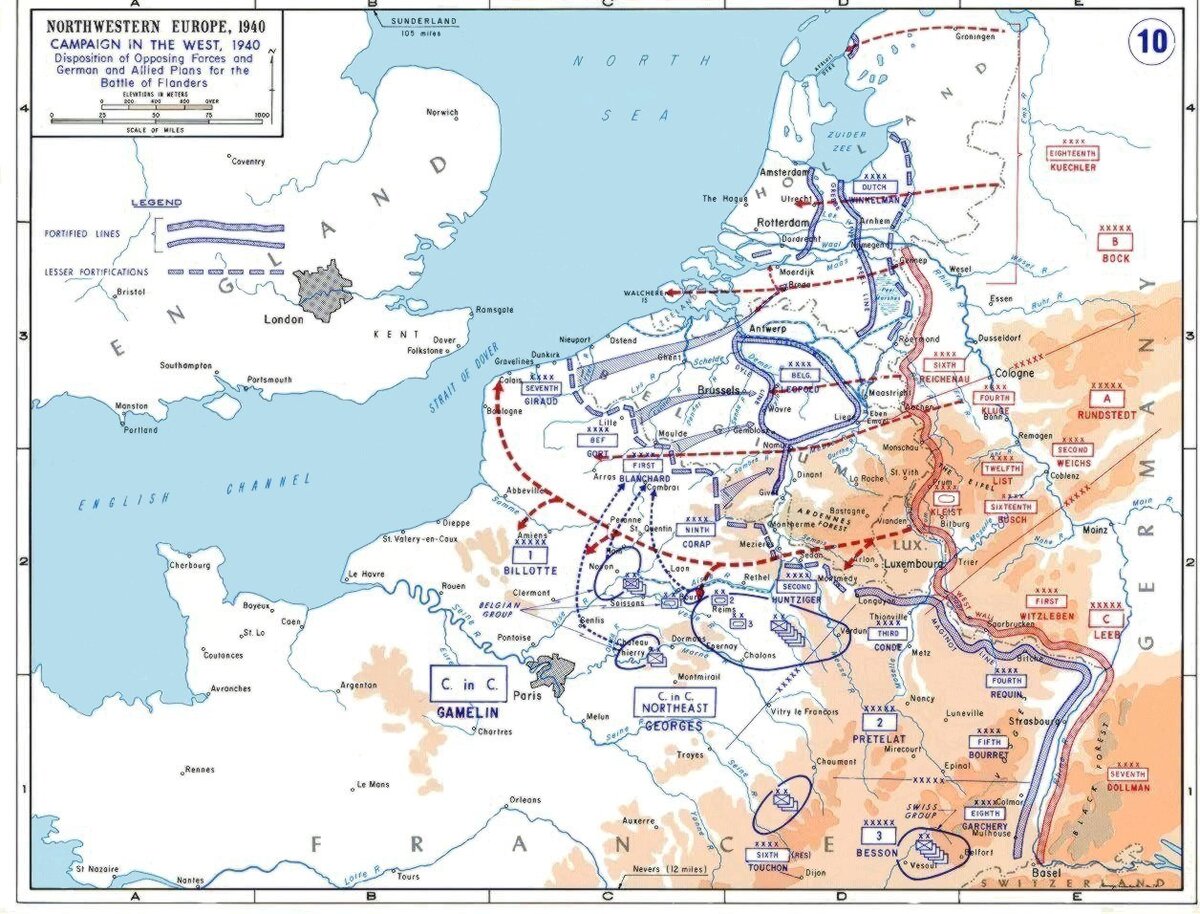 План Манштейна (операция Гельб) от 24 февраля 1940 года
