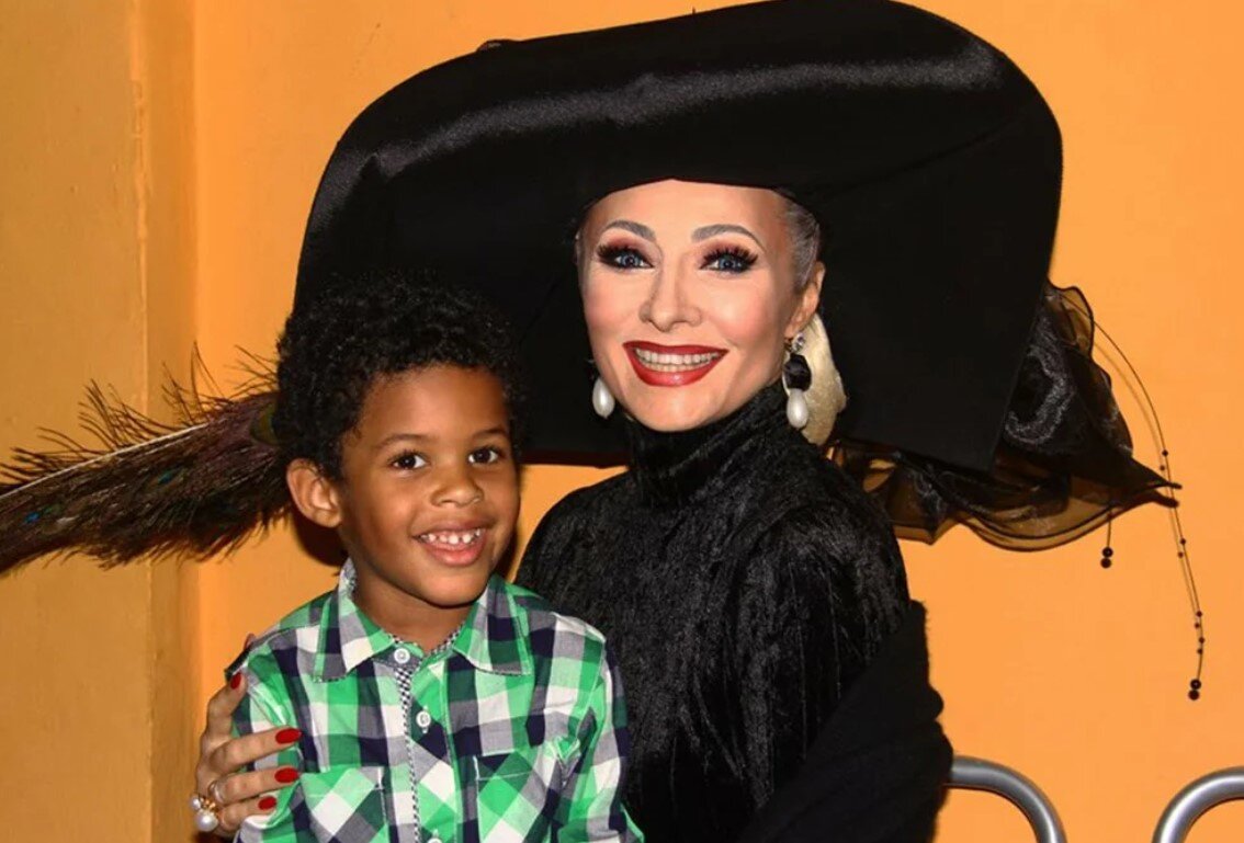 Ирина Понаровская с сыном