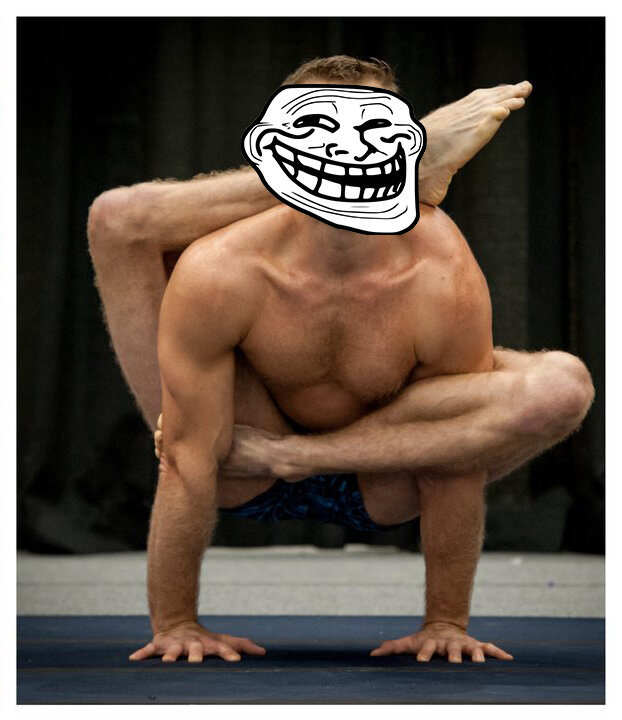 Артист йогического цирка