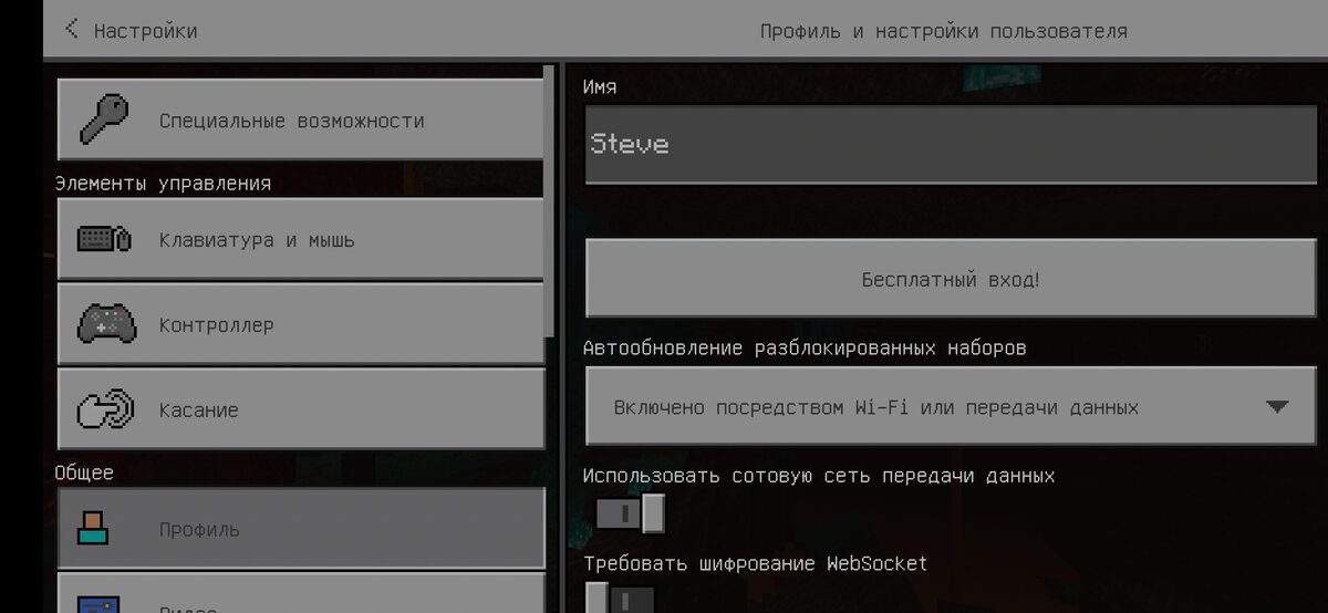 Нажимаем на бесплатный вход