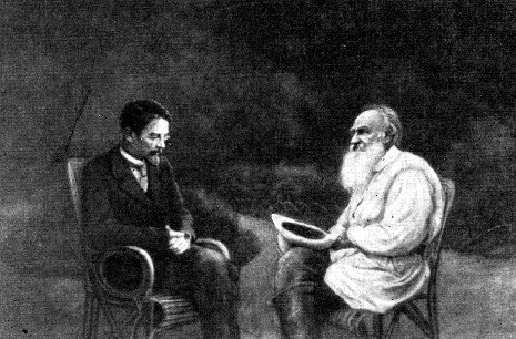 Толстой и Чехов.