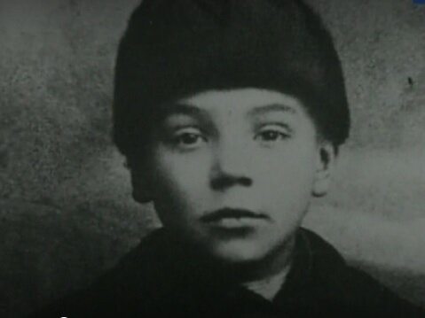 Алексей Грибов в детстве 