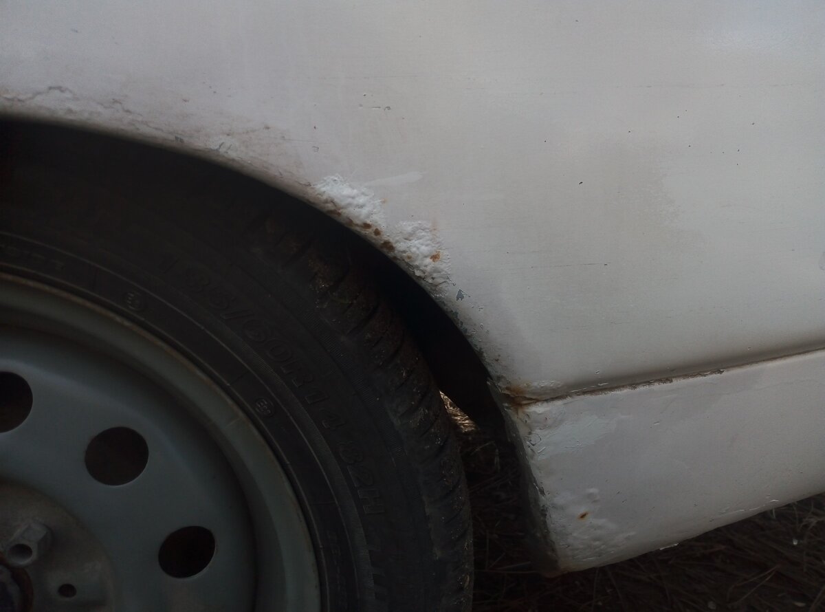 Вздутие краски от ржавчины