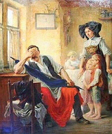 Альбер Беттанье. Аннексия Эльзаса. Картина 1911 года.