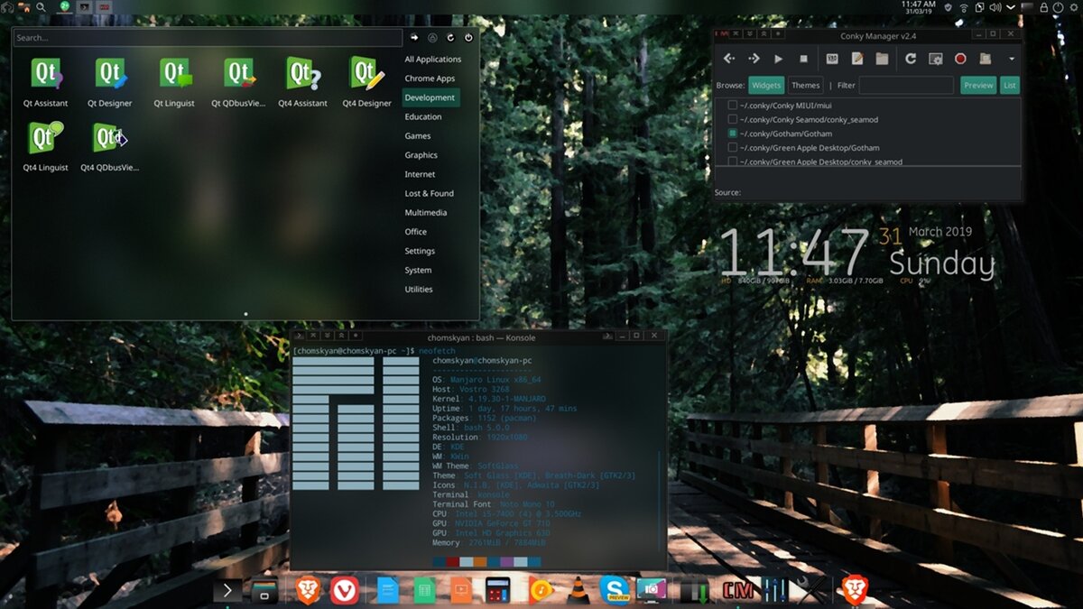 Manjaro KDE plasma