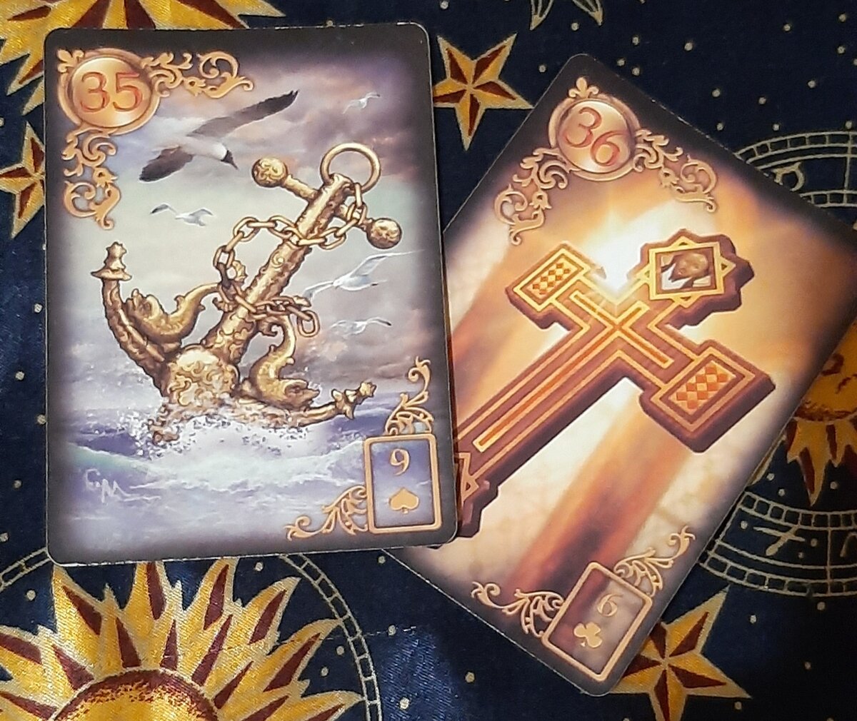 Расклад на таро Ленорман