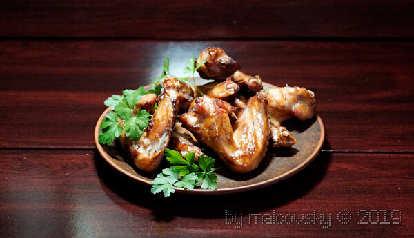 Крылышки острые горячего копчения