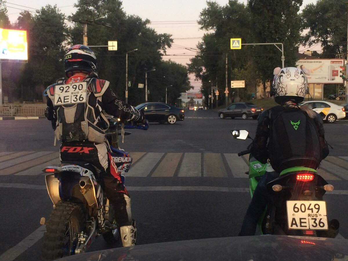 Байкеры в Воронеже