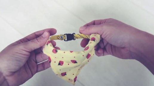 DIY Как сшить косынку на резинке своими руками за 5 минут