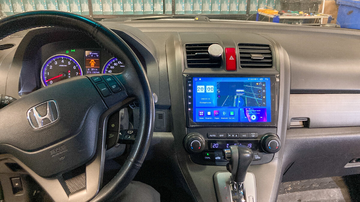 Honda CR-V 3 + штатная магнитола Android