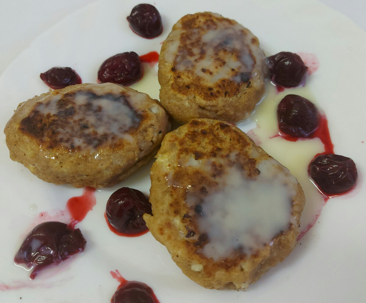 Сырники с ценьнозерновой мукой