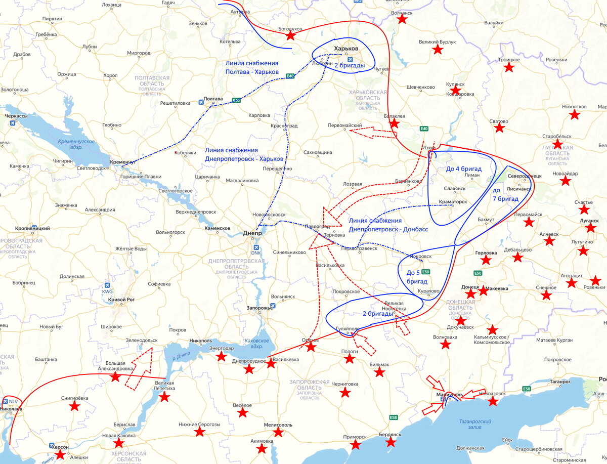 Карта запорожской области подробная с городами и поселками и селами боевых действий