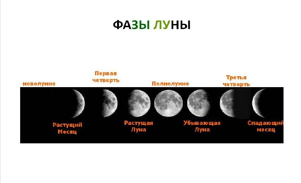 Какая сейчас фаза луны на сегодняшний день