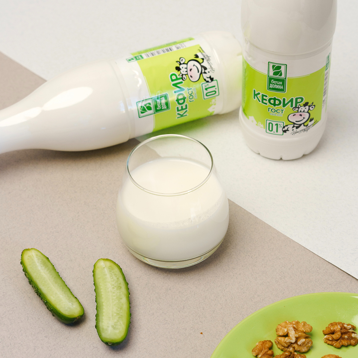 кефир "Белая Долина" отлично подходит и для маринада к мясу, и для поддержания фигуры