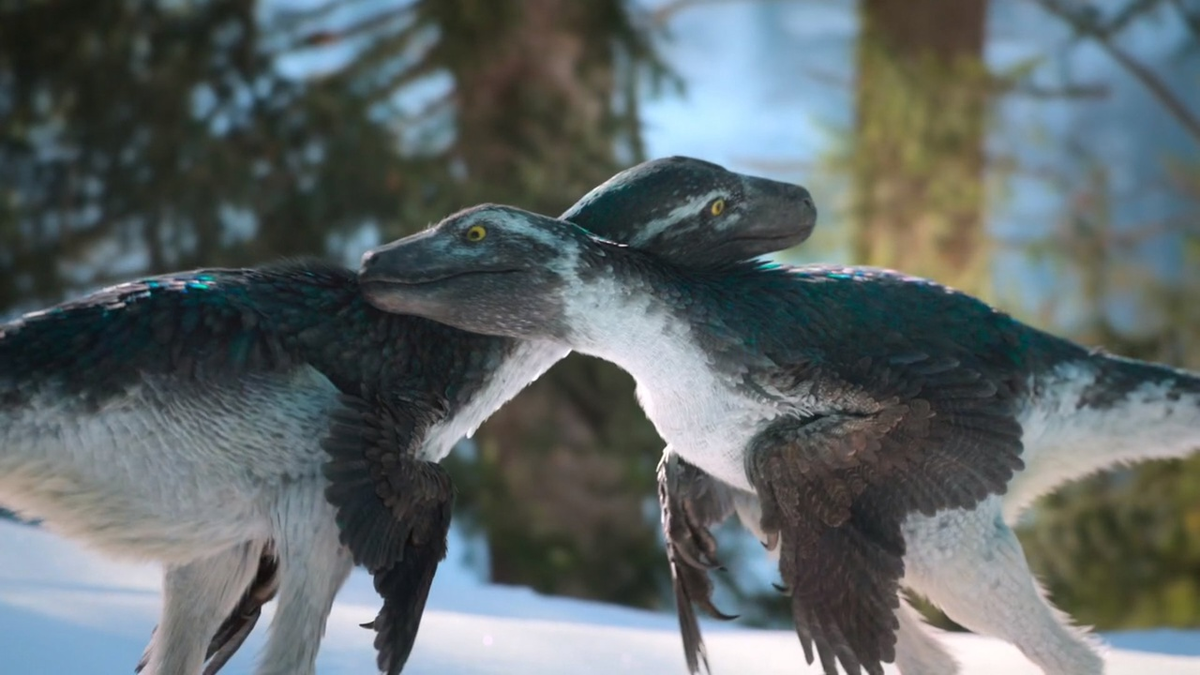 Дромеозавры на Аляске