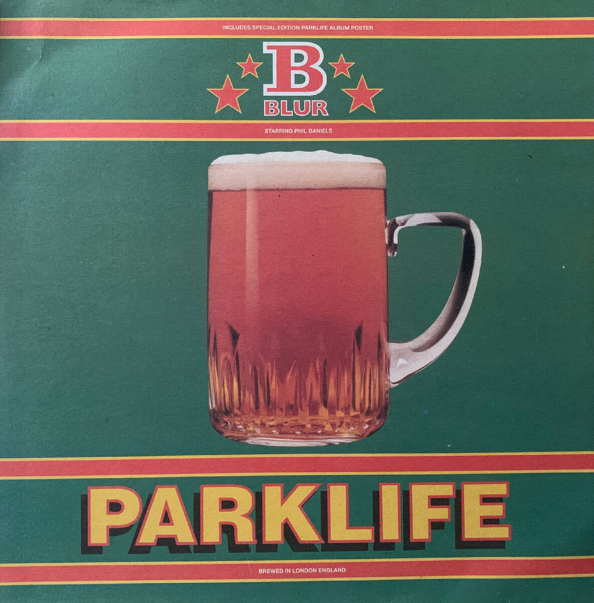 В конверт еще был вложен огромный постер с обложкой альбома Parklife