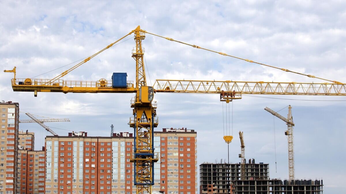    Строительство жилых домов© РИА Новости / Виталий Тимкив
