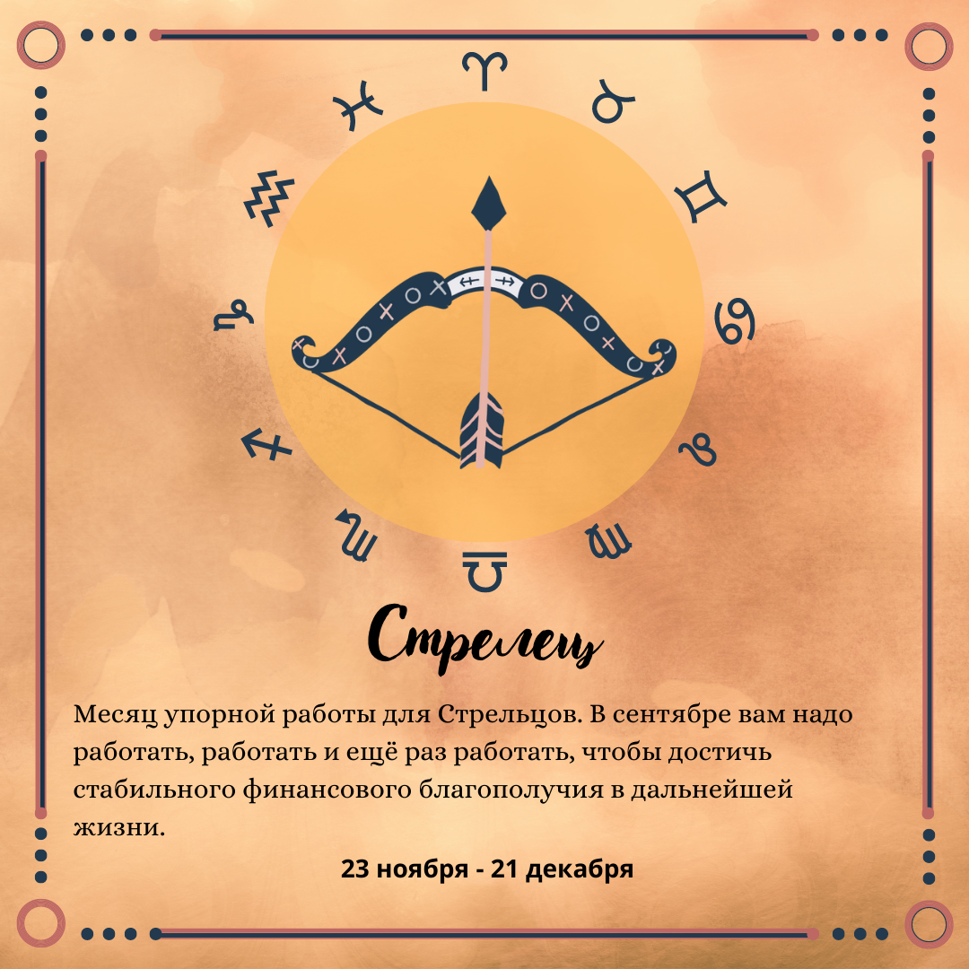 20 сентября гороскоп