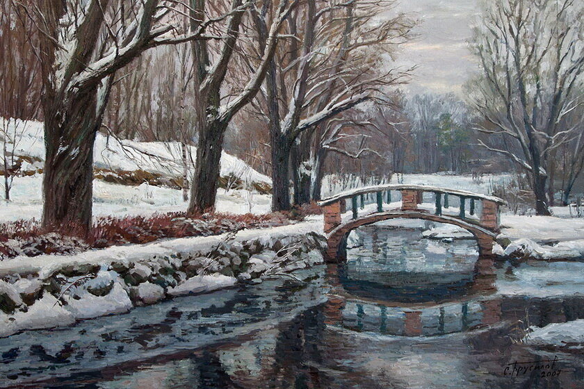 Художник Станислав Брусилов