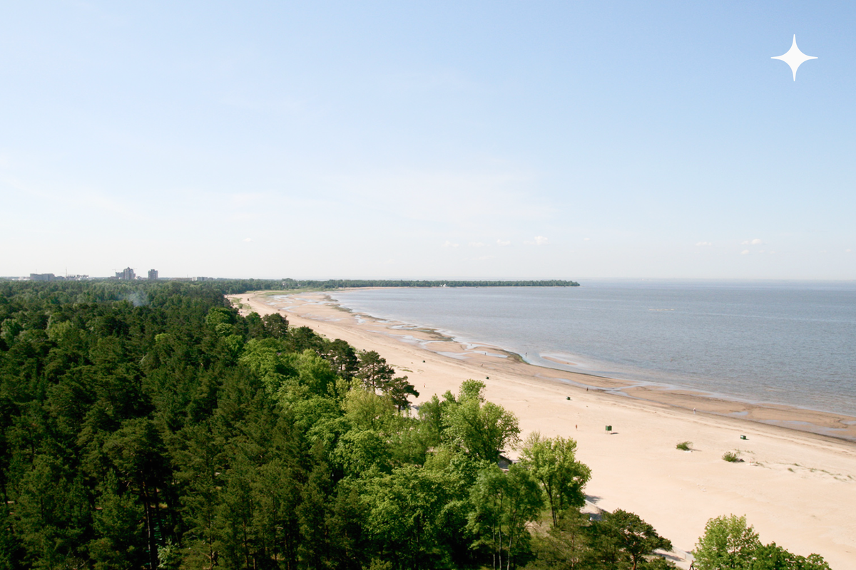 Станция курорт в Сестрорецке пляж