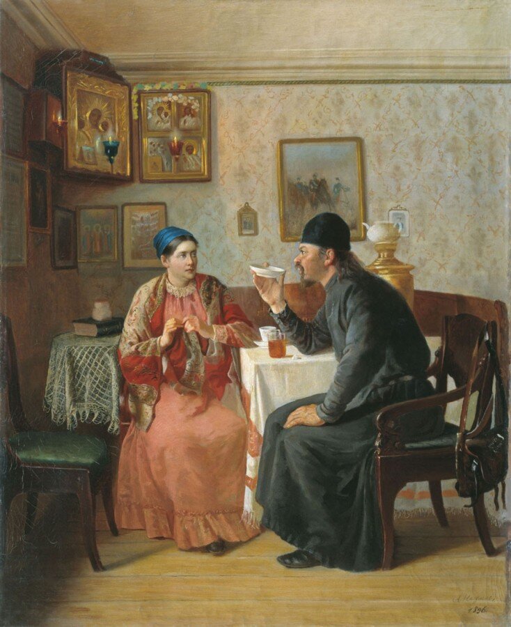 "Чаепитие" (1886)