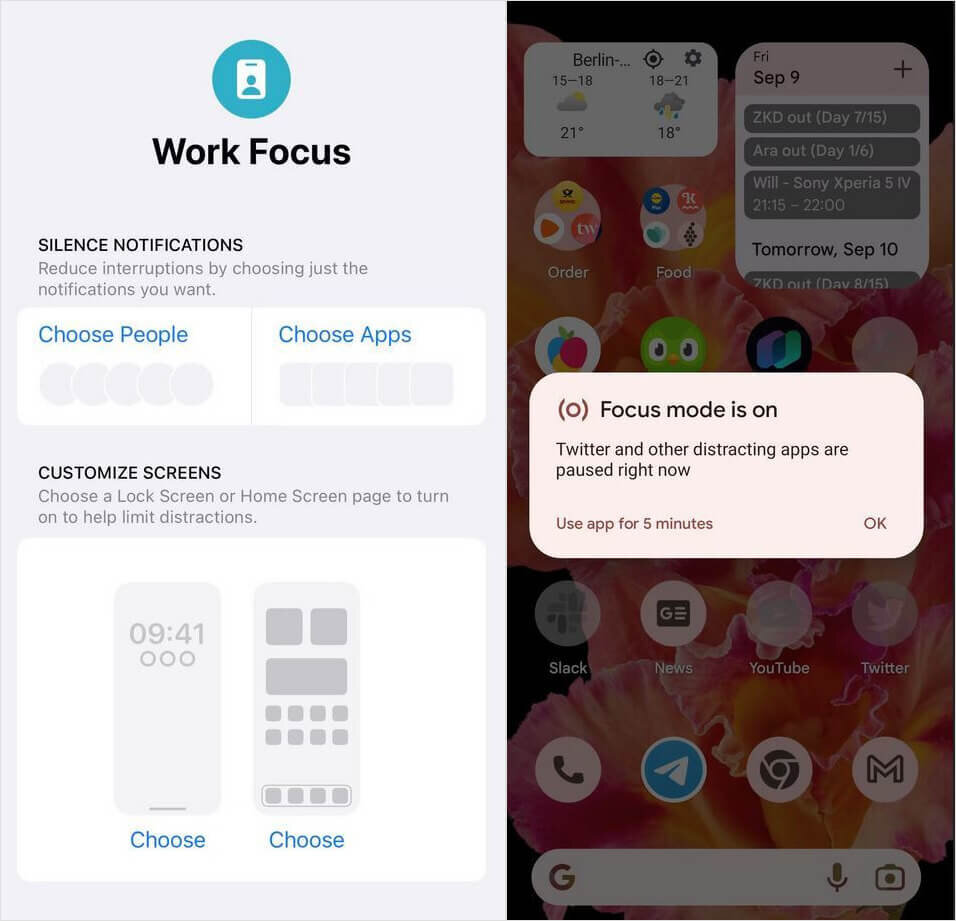 Разница андроид 13 и 14. IOS 16 рабочий стол
