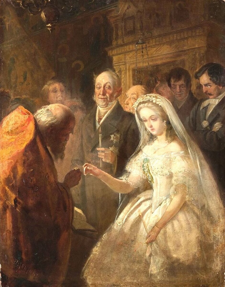 Картина Василия Пукирева "Неравный брак" (1862) 