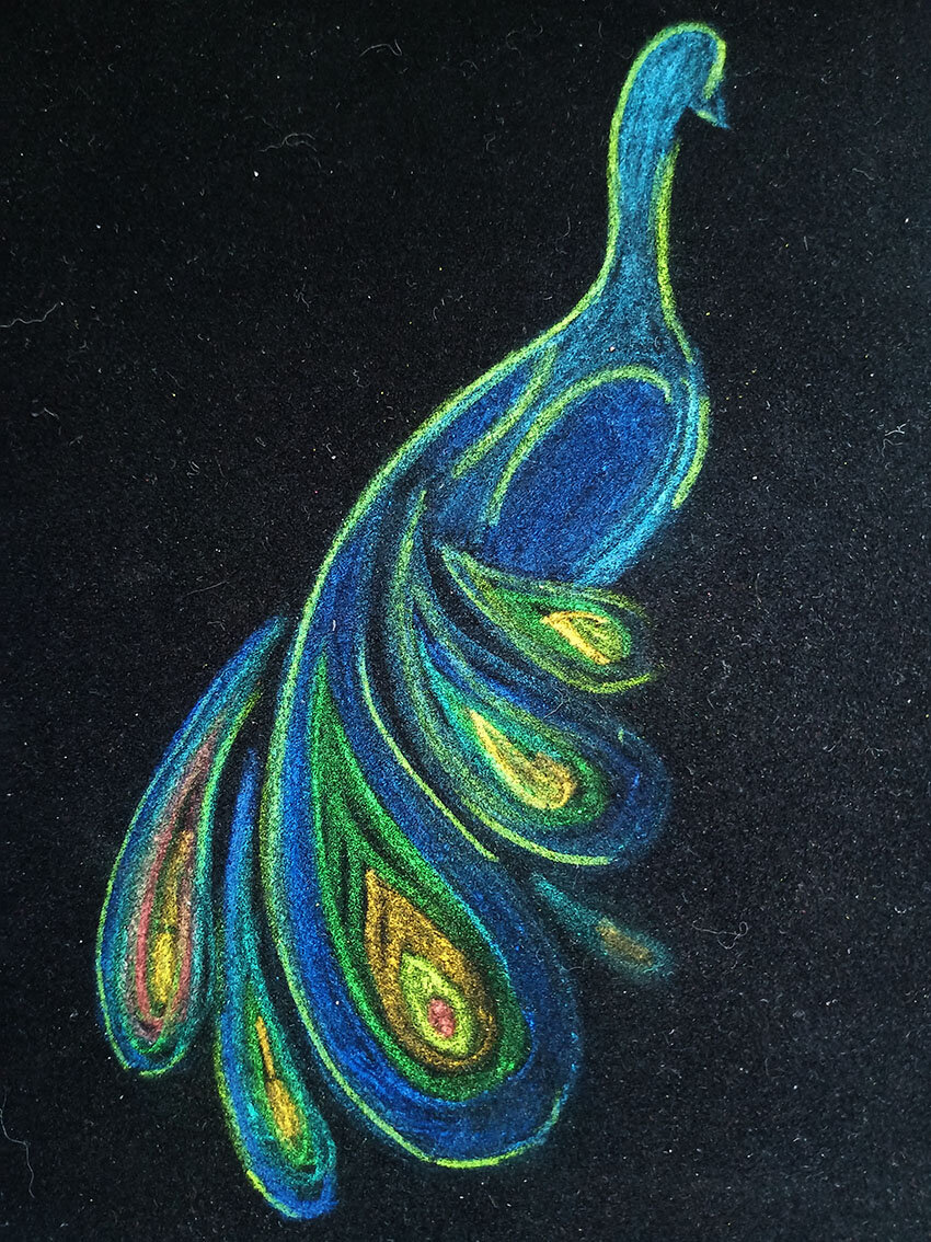 неоновые карандаши