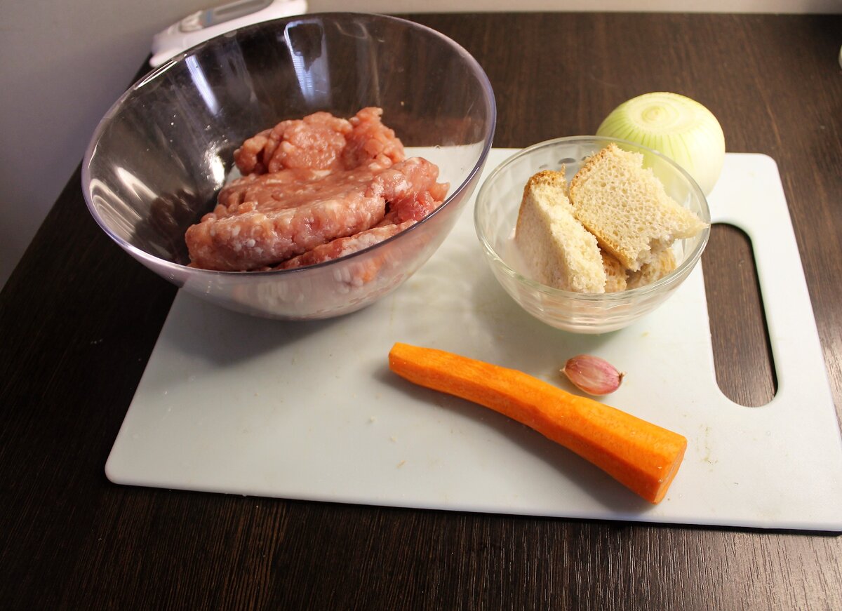 Основные ингредиенты блюда