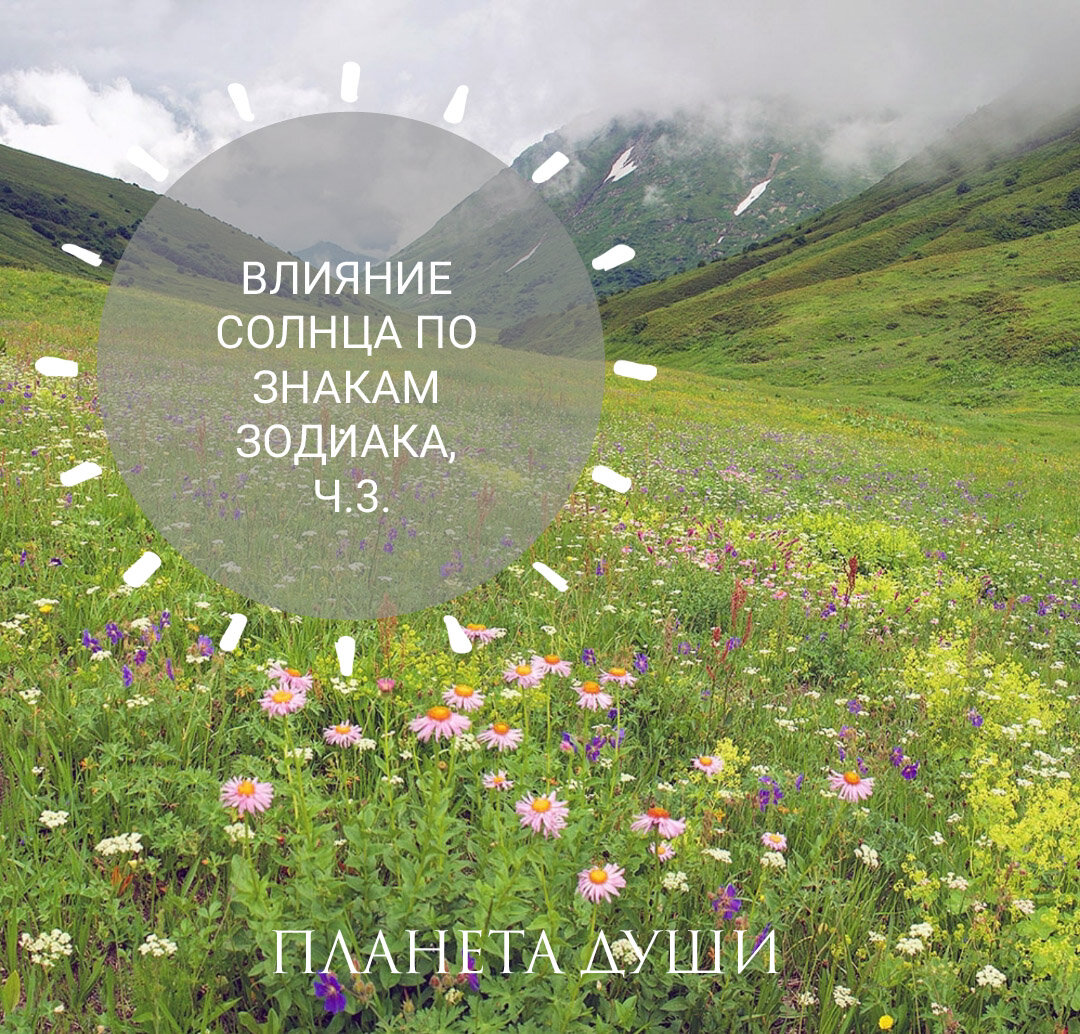 Влияние транзита Солнца по знакам зодиака