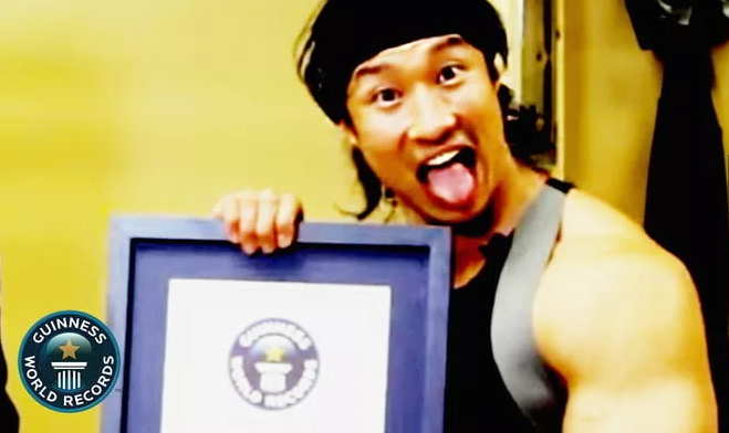 Мировой рекорд по отжиманиям