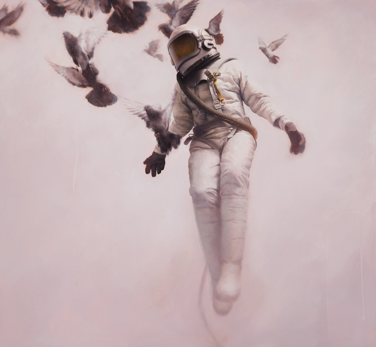 Джереми Геддис (Jeremy Geddes) Белый космонавт https://www.jeremygeddesart.com/ 