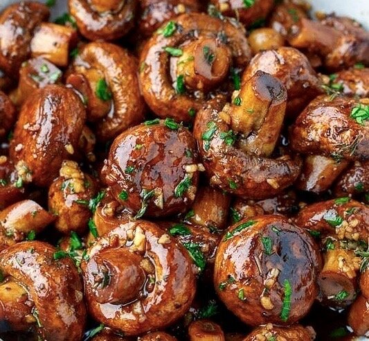 Вкуснейшие чесночные грибы.