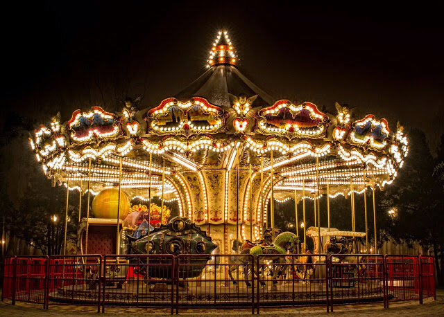 Харьков. Карусель в парке Горького.