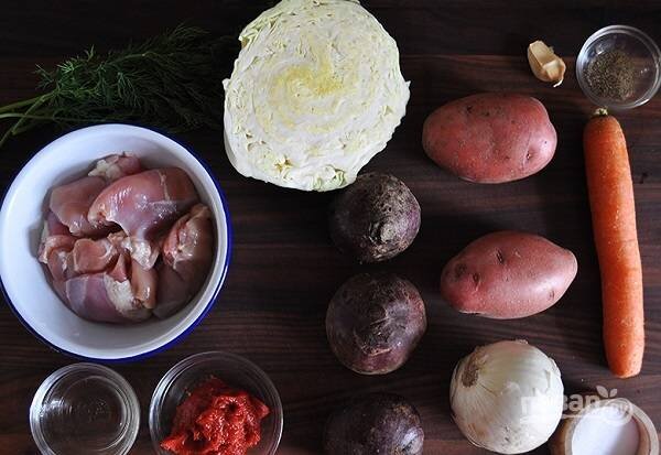 Вот все необходимые ингредиенты 