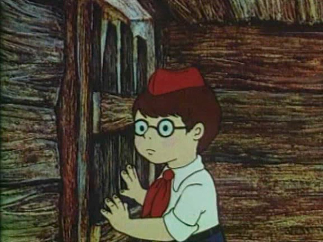 Кадры из мультфильма "Ивашка из Дворца пионеров"