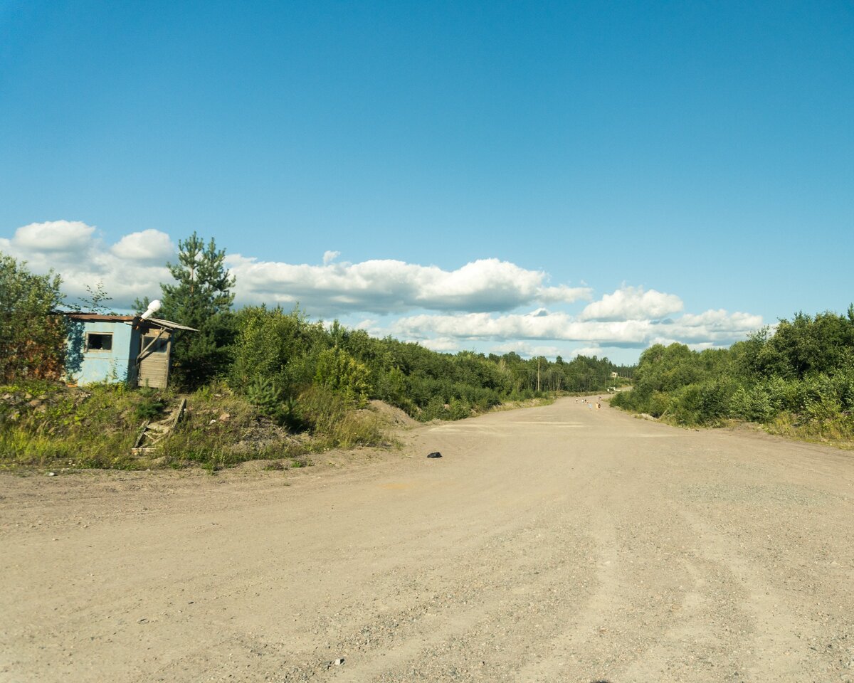 Будка сторожа.