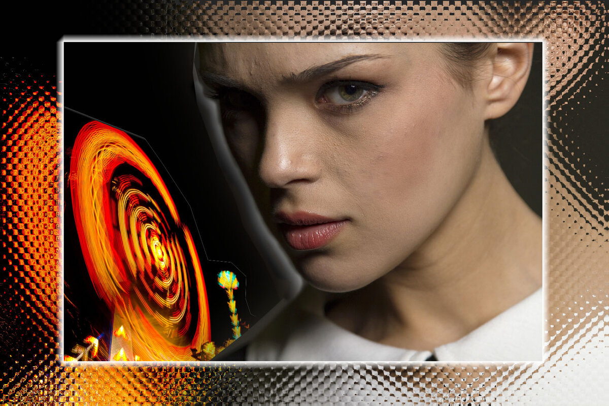 Аня и Женя в парке. Фото с сайта Pixabay.com, обработка автора