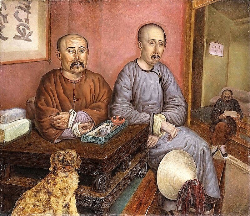 «Китайские торговцы», 1848—1850, Национальный музей, Стокгольм