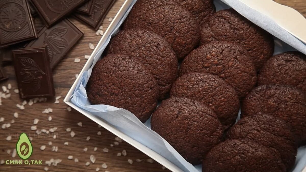 Шоколадное ПЕЧЕНЬЕ БРАУНИ с трещинками. Рецепт за 20 мин