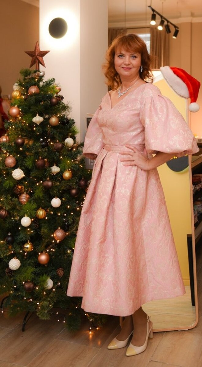 Выкройка моего платья из журнала Бурда