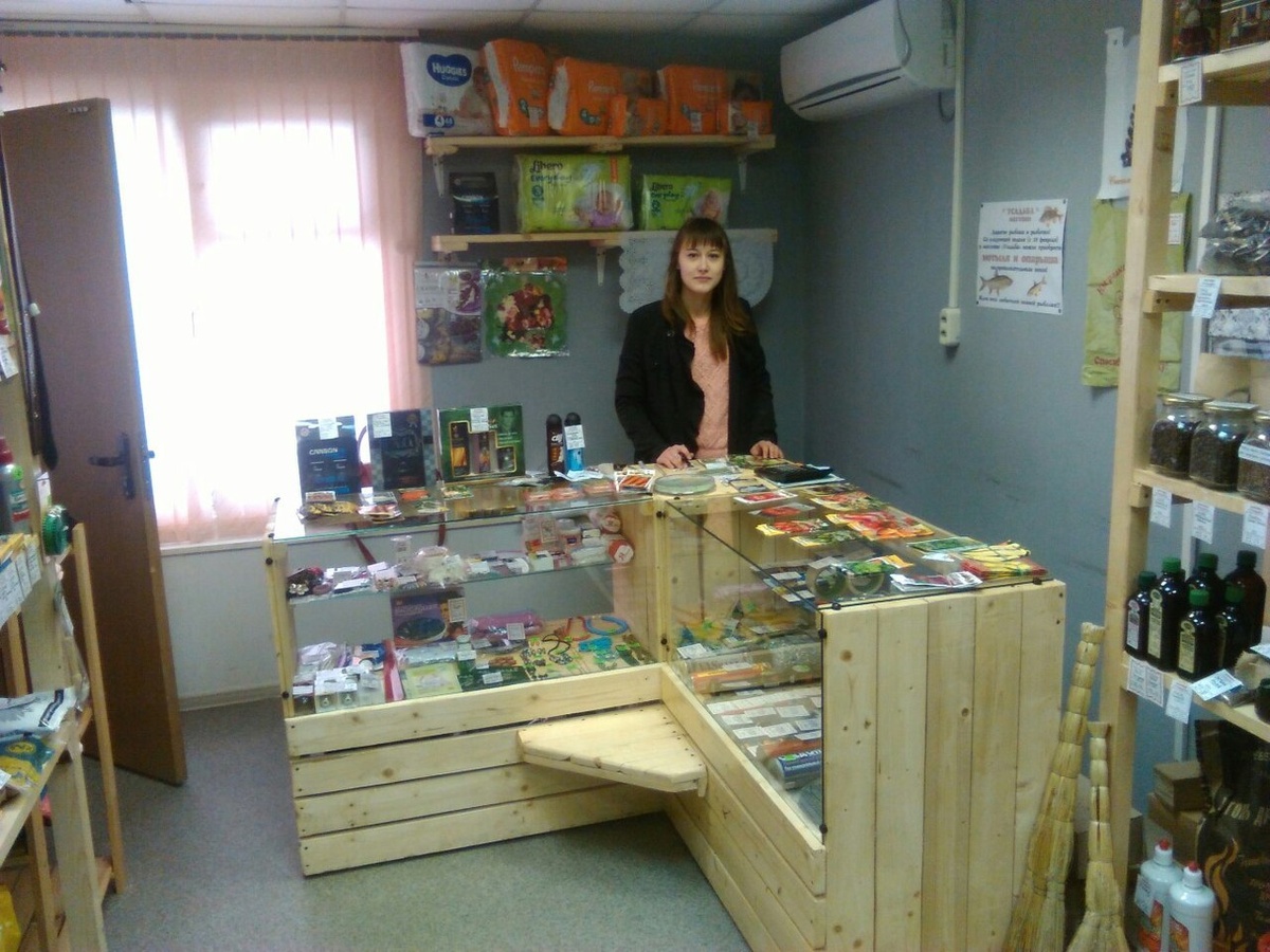 Такие витрины у нас получились 