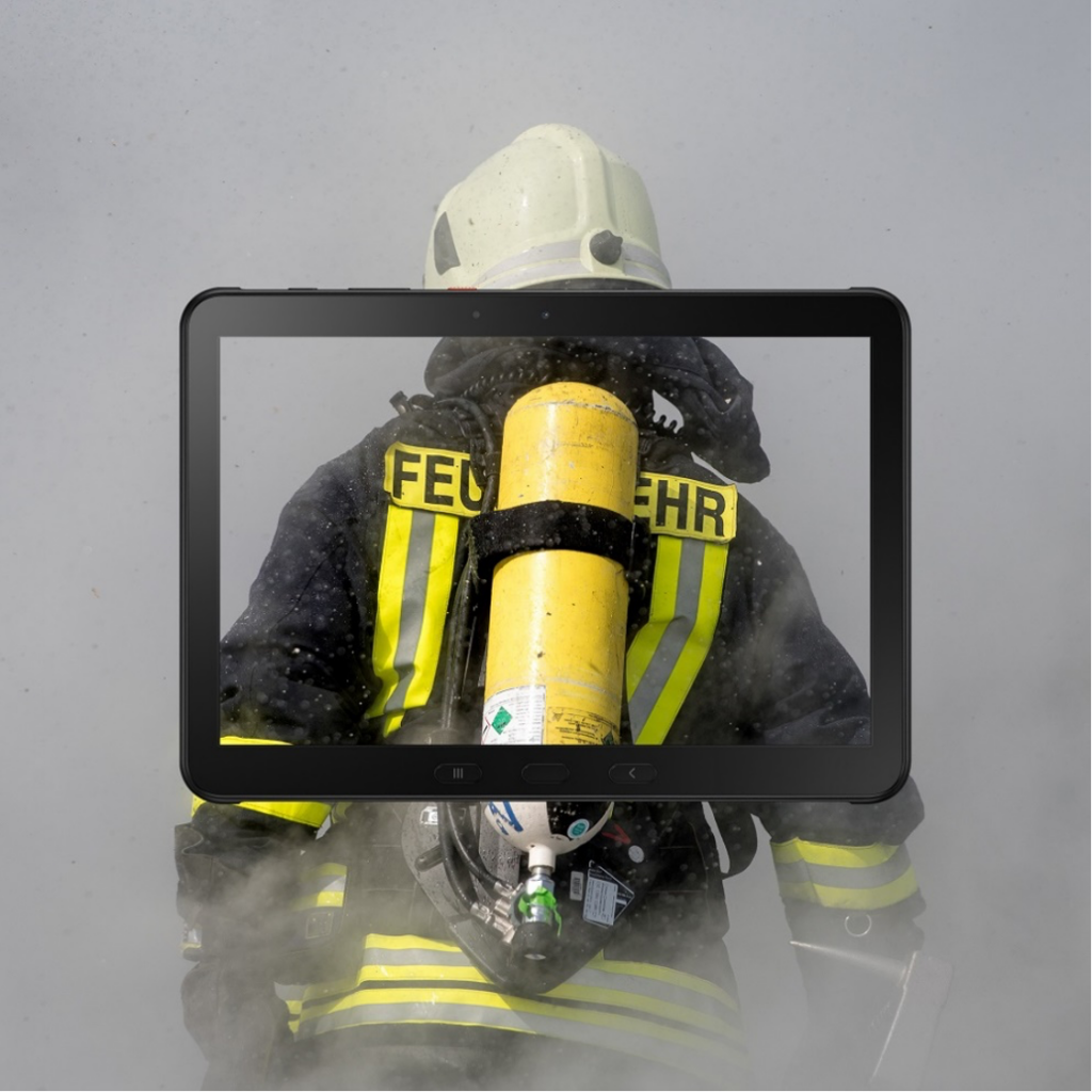 Так называемое защищенное устройство может использоваться в качестве надежного спутника для миссий добровольной пожарной команды Кирхентеллинсфурта