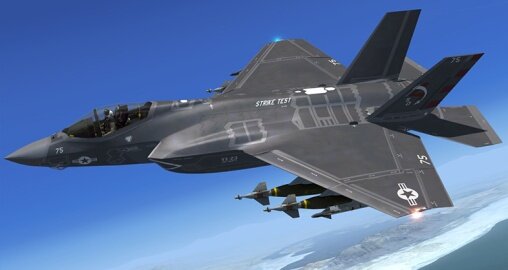 Американский истребитель-бомбардировщик пятого поколения F-35