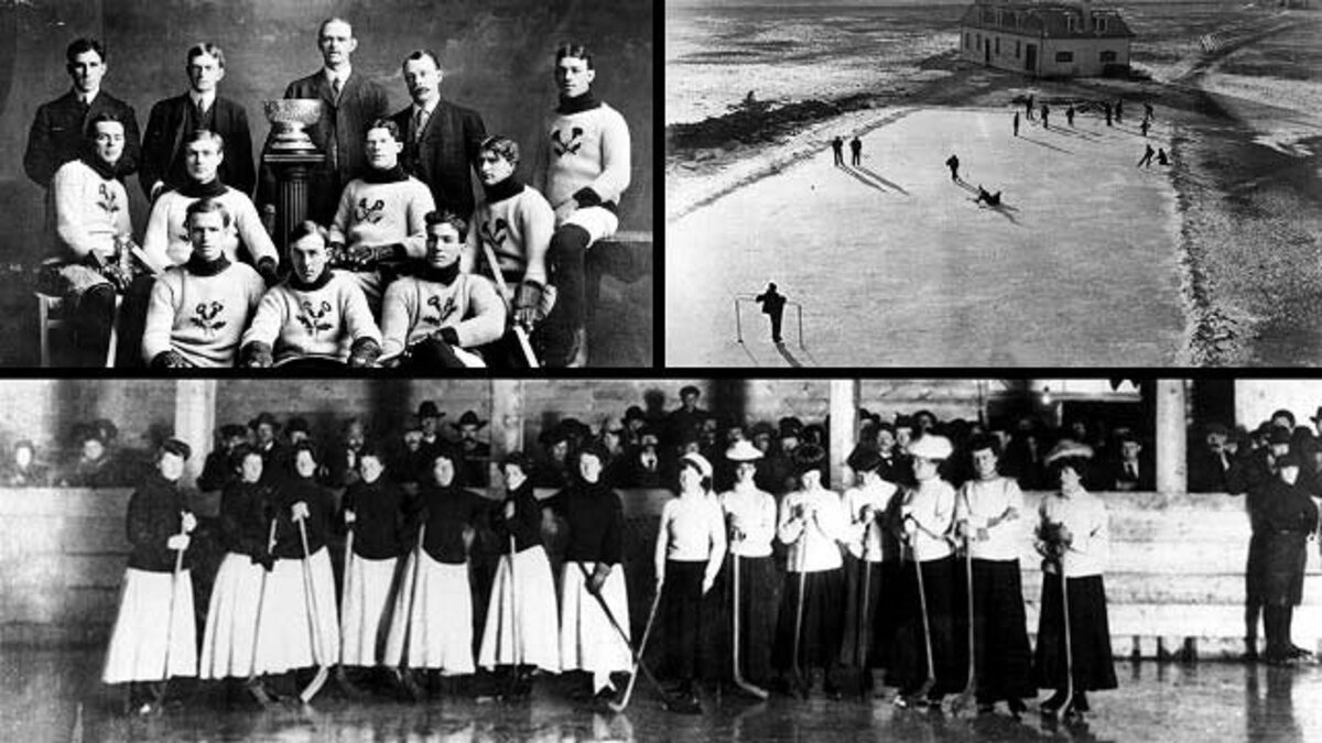 Канадская ассоциация любительского хоккея сформирована для наблюдения за любительскими играми на национальном уровне 4 декабря 1914 года, когда 21 участник игры со всей страны - от Нью-Вестминстера, Британская Колумбия, до Монреаля - собирается в замке Лорье в Оттаве