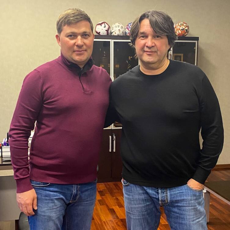 Стукалов и Газизов. Фото из клубного аккаунта в соц.сетях