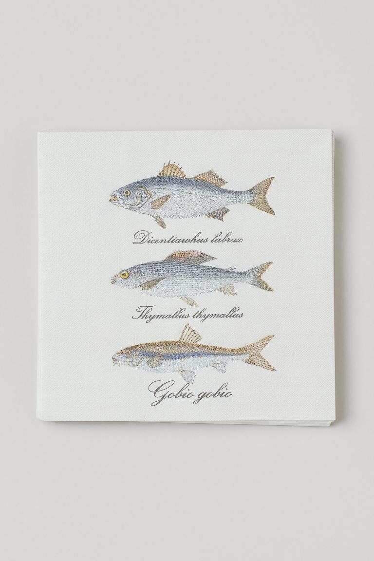 Упаковка 20 бумажных салфеток 149 Pуб. H&M