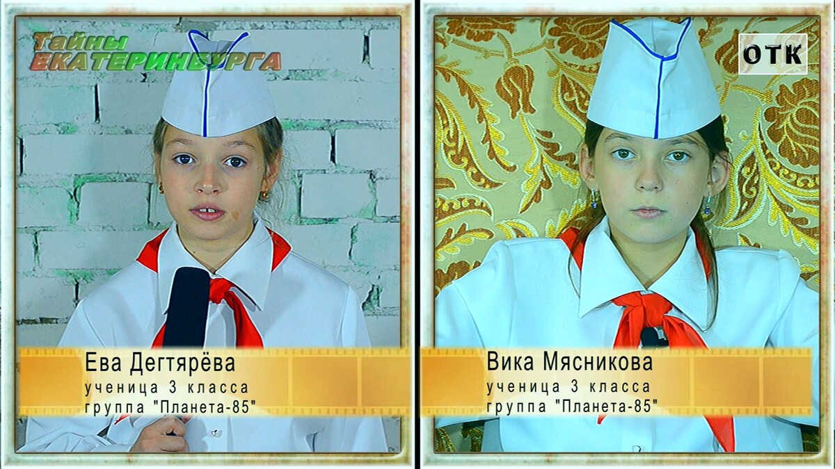 Кадр из программы о защите парка от вырубки и застройки